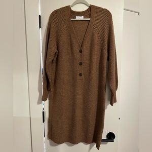 Old Navy Brown Sweater Dress